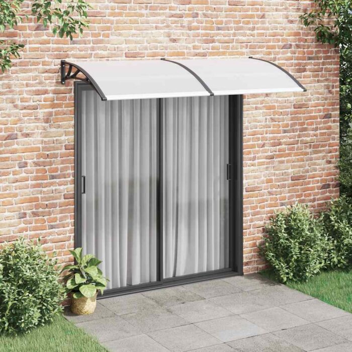 VXL8718475728108_m_en_hd_1.jpg Auvent de porte Noir 200 x 100 cm PC – Image 1