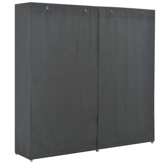 Garde-robe Gris 173x40x170 cm Tissu – Image 3