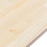 Table à manger Blanc et marron 114x71x75 cm Bois d'hévéa massif – Image 4