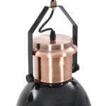 Plafonniers 2 pcs Noir Rond E27 – Image 11