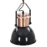 Plafonniers 2 pcs Noir Rond E27 – Image 8