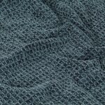 Couverture en coton 220 x 250 cm Bleu indigo – Image 2