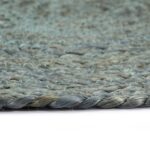 Napperons 6 pcs Vert olive Plain 38 cm Rond Jute – Image 3