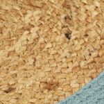 Napperons 6 pcs Naturel et vert 38 cm Jute et coton – Image 3