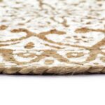 Napperons 6 pcs Blanc 38 cm Rond Jute – Image 3