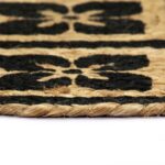 Napperons 6 pcs Noir 38 cm Rond Jute – Image 3