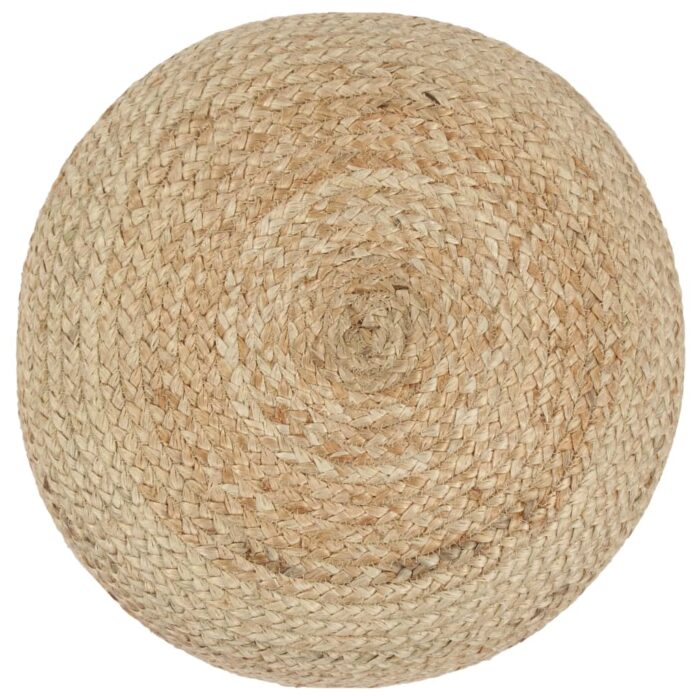 Pouf fait à la main 45 x 30 cm Jute – Image 2