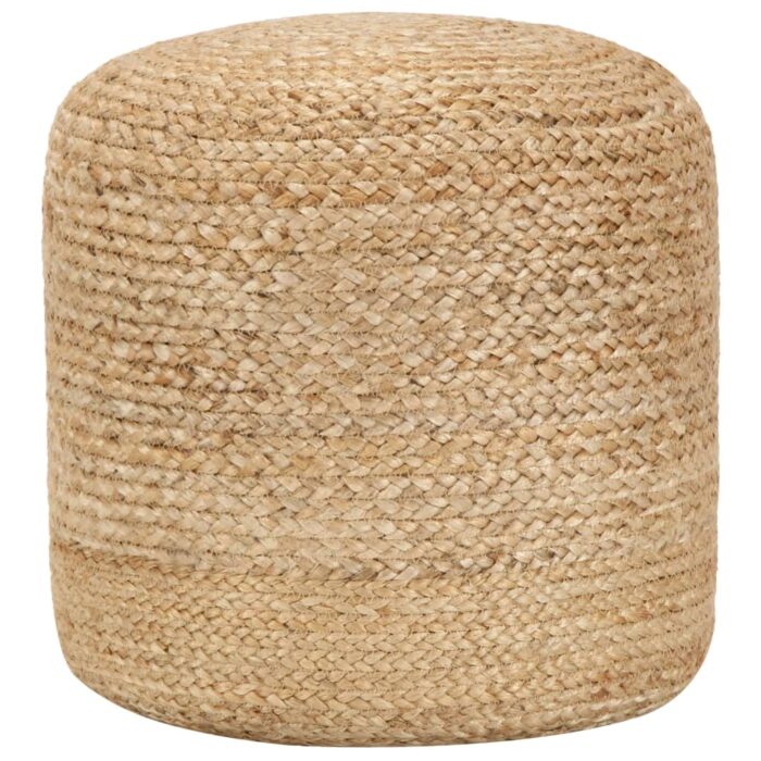 Pouf fait à la main 40 x 45 cm Jute – Image 1