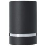 Appliques murales d'extérieur 2 pcs 35 W Noir Demi-rond – Image 4