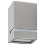 Appliques murales d'extérieur 2 pcs 35 W Argenté Rectangulaire – Image 2