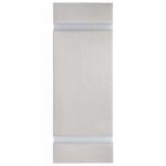Appliques murales d'extérieur 2 pcs 35 W Argenté Rectangulaire – Image 4