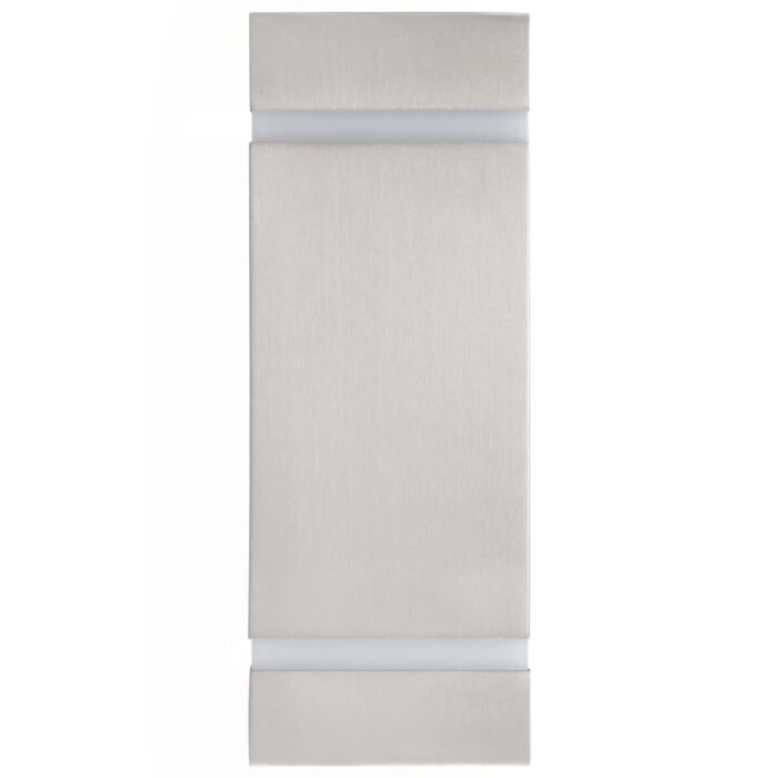 Appliques murales d'extérieur 2 pcs 35 W Argenté Rectangulaire – Image 4