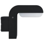Applique murale LED d'extérieur 9 W Noir Ovale – Image 2