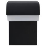 Applique murale LED d'extérieur 9 W Noir Ovale – Image 3