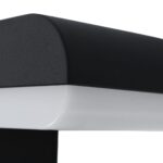 Applique murale LED d'extérieur 9 W Noir Ovale – Image 5