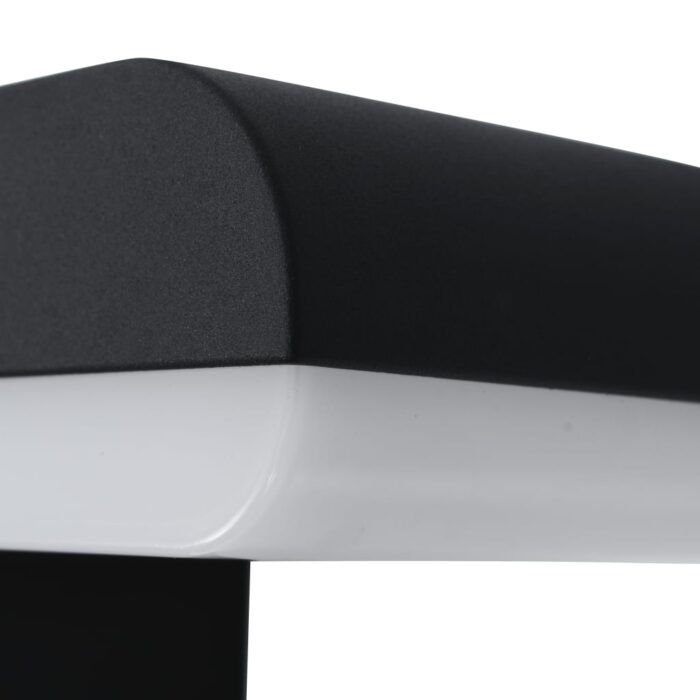 Applique murale LED d'extérieur 9 W Noir Ovale – Image 5