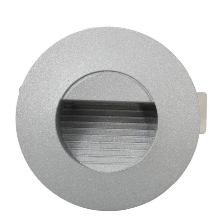 Appliques murales LED d'extérieur 6 pcs 5 W Argenté Rond – Image 4