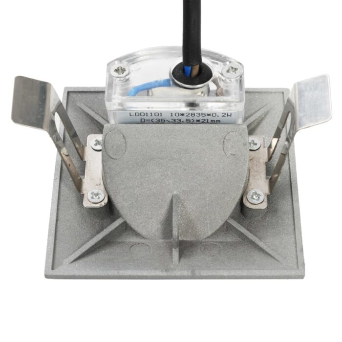 Appliques murales LED d'extérieur 6 pcs 5 W Argenté Carré – Image 5