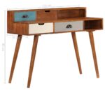 Bureau 110x50x90 cm Bois d'acacia solide – Image 10
