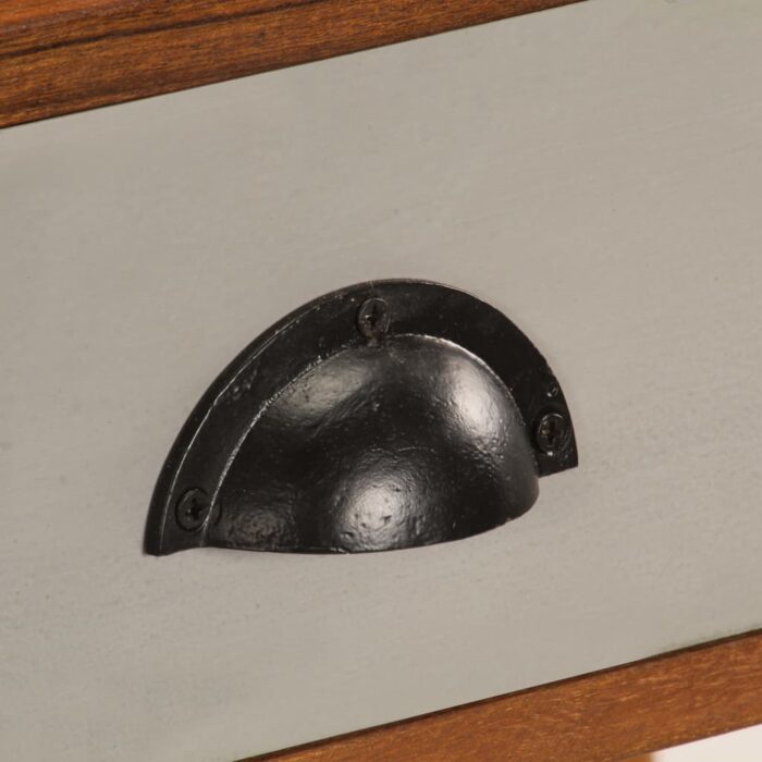 Bureau 110x50x90 cm Bois d'acacia solide – Image 9