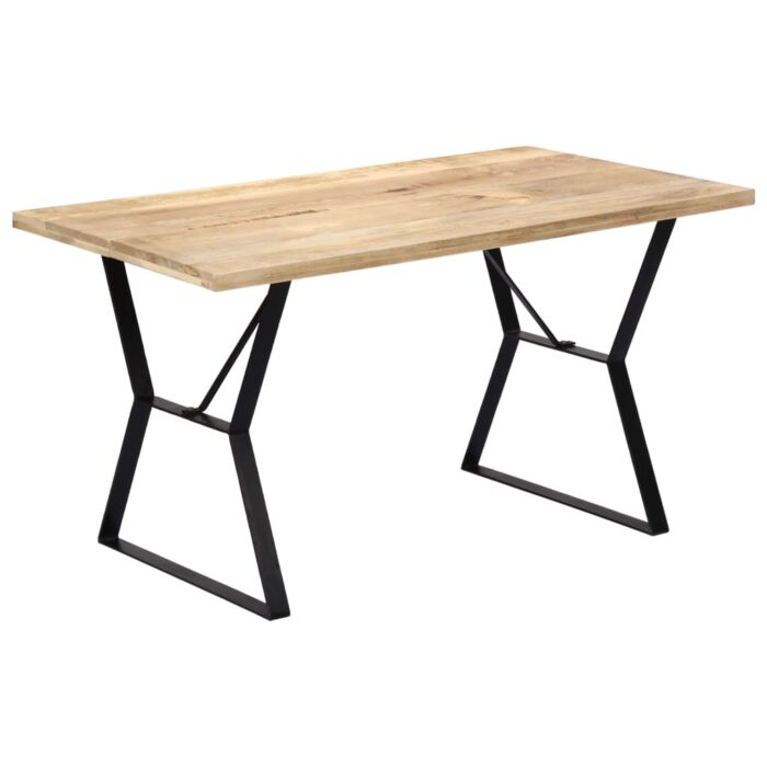 VXL8718475740438_a_en_hd_1.jpg Table à manger 140x80x76 cm Bois de manguier massif – Image 1