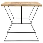 Table à manger 140x80x76 cm Bois de manguier massif – Image 2