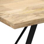 Table à manger 140x80x76 cm Bois de manguier massif – Image 3