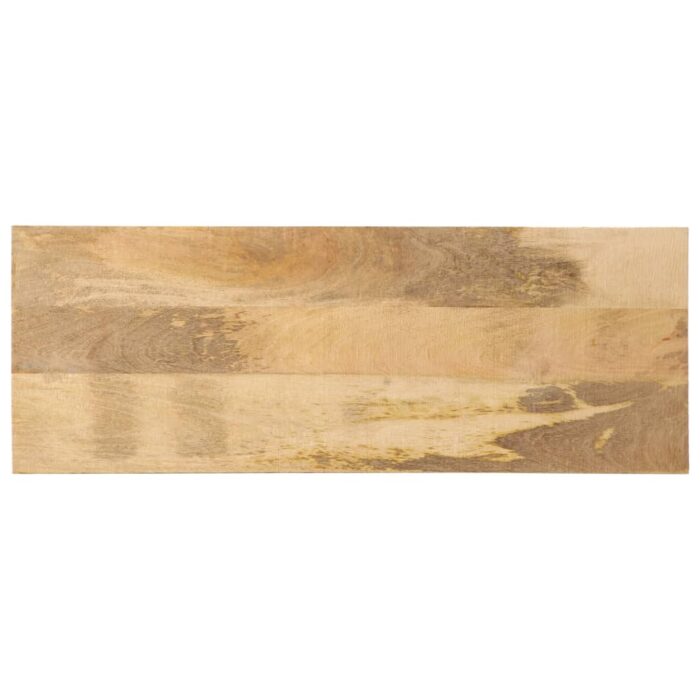 Banc 110 cm Bois de manguier massif – Image 4