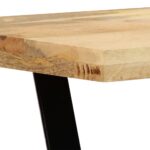 Banc 110 cm Bois de manguier massif – Image 5