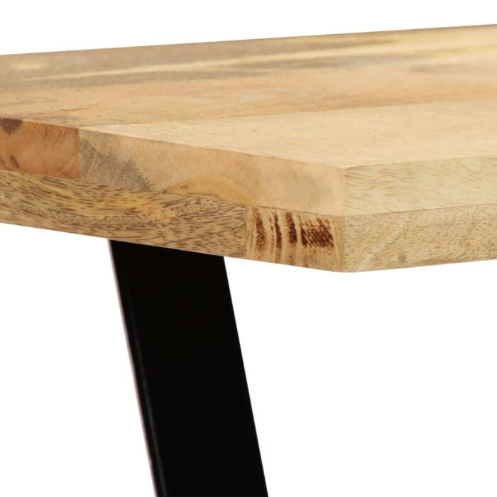 Banc 110 cm Bois de manguier massif – Image 5
