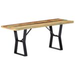 Banc 110 cm Bois de récupération massif – Image 10