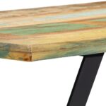 Banc 110 cm Bois de récupération massif – Image 5