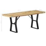 Banc 110 cm Bois de récupération massif – Image 7