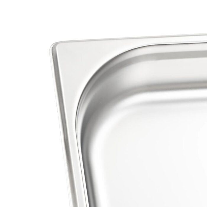 Récipients Gastronorm 4 pcs GN 1/2 65 mm Acier inoxydable – Image 6