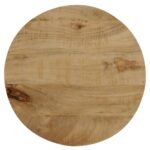 Table d'appoint Bois de manguier solide 40x50 cm – Image 4