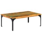 Table basse 100x60x35 cm Bois de récupération solide – Image 10