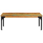 Table basse 100x60x35 cm Bois de récupération solide – Image 2