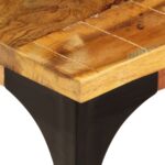 Table basse 100x60x35 cm Bois de récupération solide – Image 6