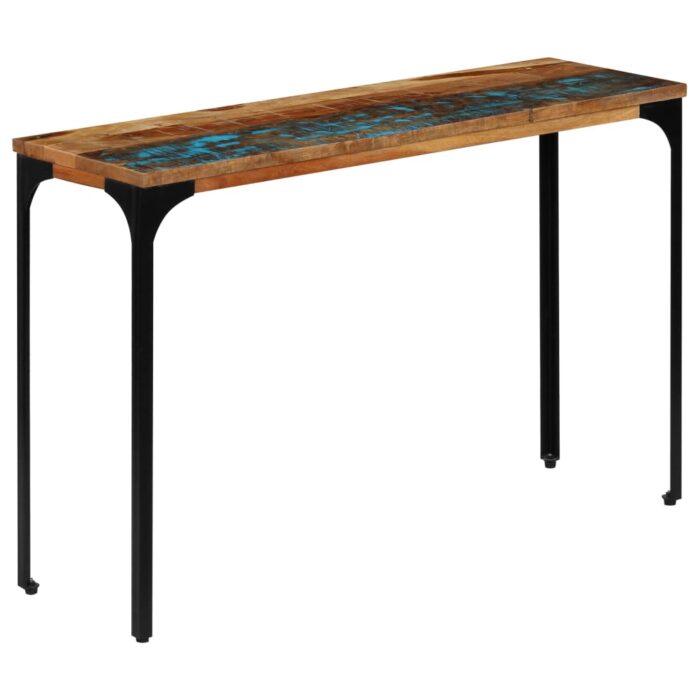 Table console 120 x 35 x 76 cm Bois de récupération massif – Image 1