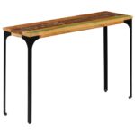 Table console 120 x 35 x 76 cm Bois de récupération massif – Image 11
