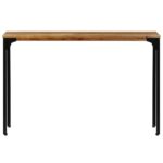 Table console 120 x 35 x 76 cm Bois de récupération massif – Image 2