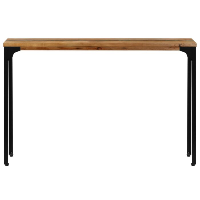 Table console 120 x 35 x 76 cm Bois de récupération massif – Image 2
