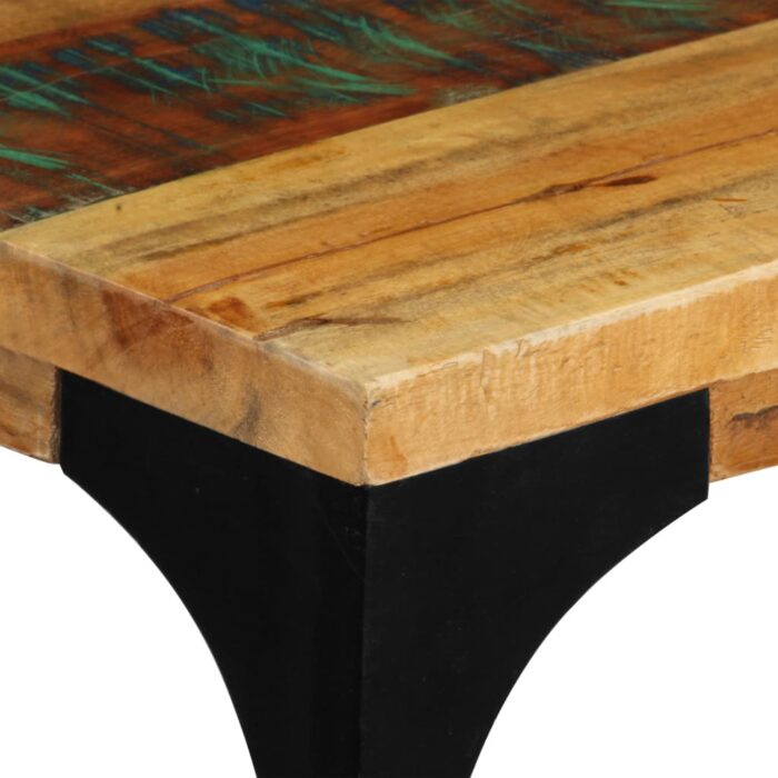 Table console 120 x 35 x 76 cm Bois de récupération massif – Image 6