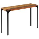 Table console 120 x 35 x 76 cm Bois de récupération massif – Image 9