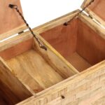 Table basse Bois de manguier massif 80x40x35 cm – Image 6