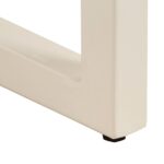 Table à manger 115x55x76 cm Bois de manguier massif et acier – Image 7