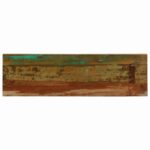 Table console 120x35x76 cm Bois de récupération solide et acier – Image 3