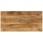 Table basse 100x50x35 cm Bois de manguier solide et acier – Image 3