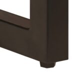 Table basse 100x50x35 cm Bois de manguier solide et acier – Image 7