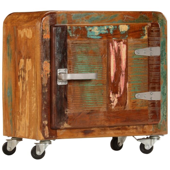 Table de chevet 50 x 30 x 50 cm Bois de récupération massif – Image 1